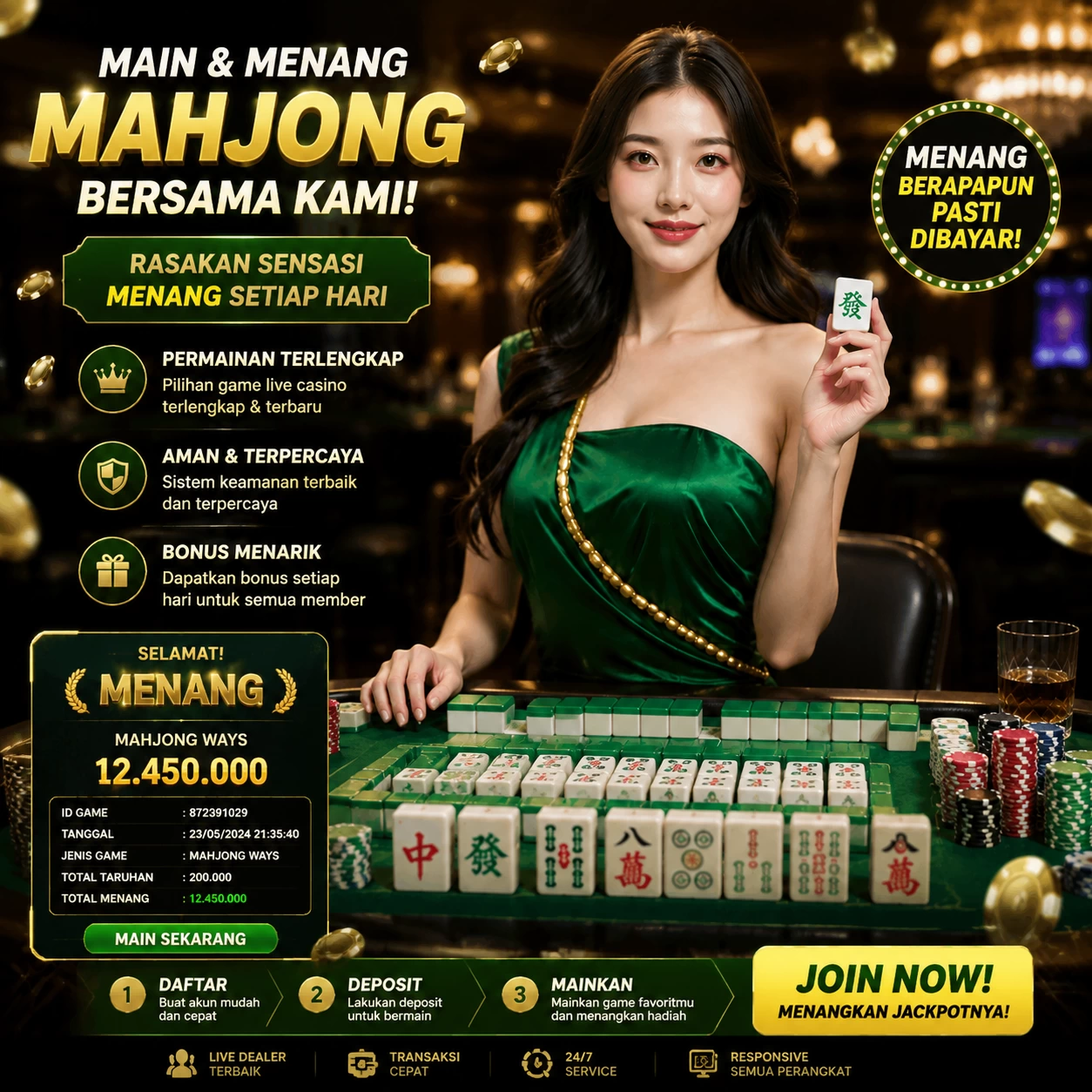 Yang berubah di permen4d: bookmark, e-wallet, turnover